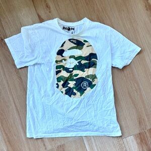 Bape White Camo Tee